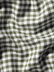 Charles Tyrwhitt Green Slim Fit Check Non-Iron Twill 100% Cotton Shirt - Image 6 of 6