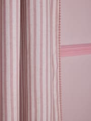 Pink Stripe Pencil Pleat Blackout Curtains - Image 3 of 8
