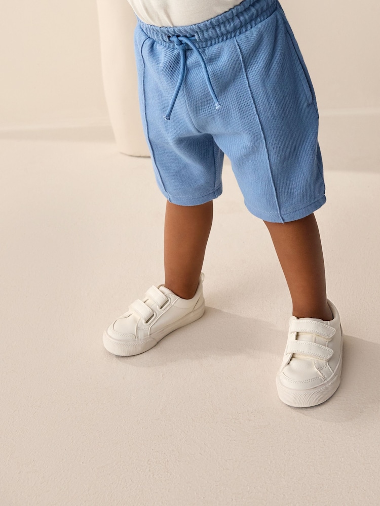 Blue Jersey Bomber Jacket and Shorts Set (3mths-7yrs) - Image 4 of 4