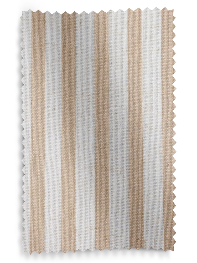 Rust Stripe Pencil Pleat Blackout Curtains - Image 8 of 8