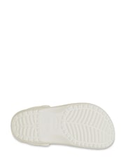 Crocs White Adults Floral Cut Out Clogs - Image 7 of 7