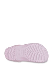 Crocs Pink Milk Adults Floral Cut Out Clogs - Image 4 of 7