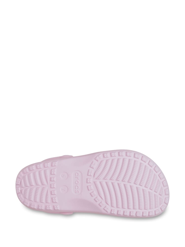 Crocs Pink Milk Adults Floral Cut Out Clogs - Image 4 of 7