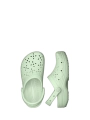 Crocs Jade Tint Adults Floral Cut Out Clogs - Image 10 of 11