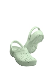 Crocs Jade Tint Adults Floral Cut Out Clogs - Image 7 of 9