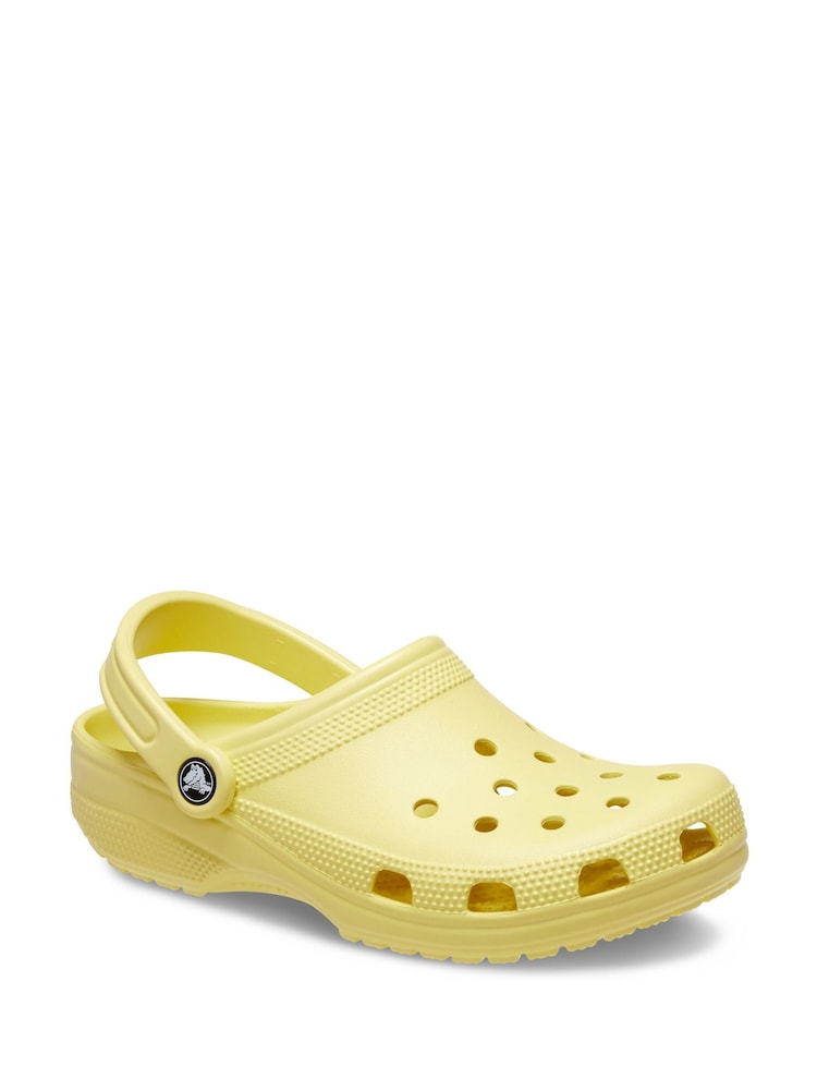 Crocs Yellow Adults Classic Clogs - Image 3 of 6