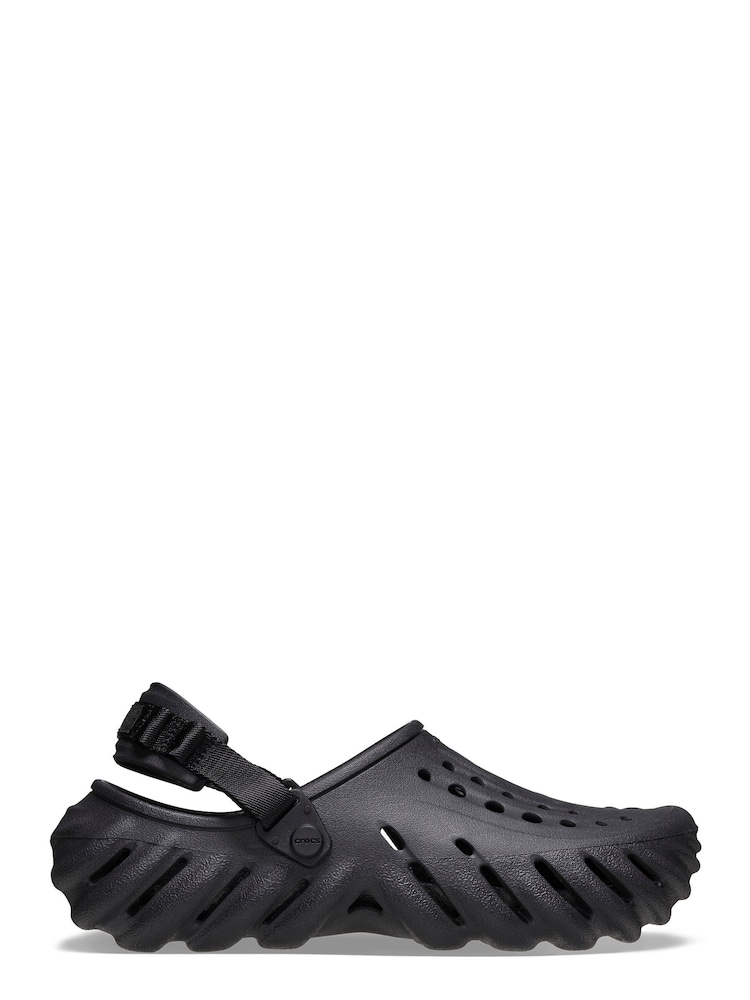 Crocs Black Adults Echo Clogs - Image 1 of 7