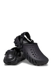 Crocs Black Adults Echo Clogs - Image 4 of 7