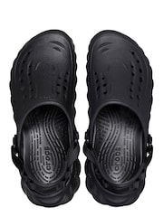 Crocs Black Adults Echo Clogs - Image 5 of 7