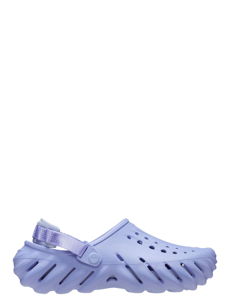 Crocs Mystic Purple Adults Echo Clogs - Image 2 of 9