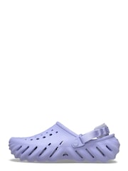 Crocs Mystic Purple Adults Echo Clogs - Image 3 of 9