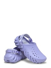 Crocs Mystic Purple Adults Echo Clogs - Image 6 of 9