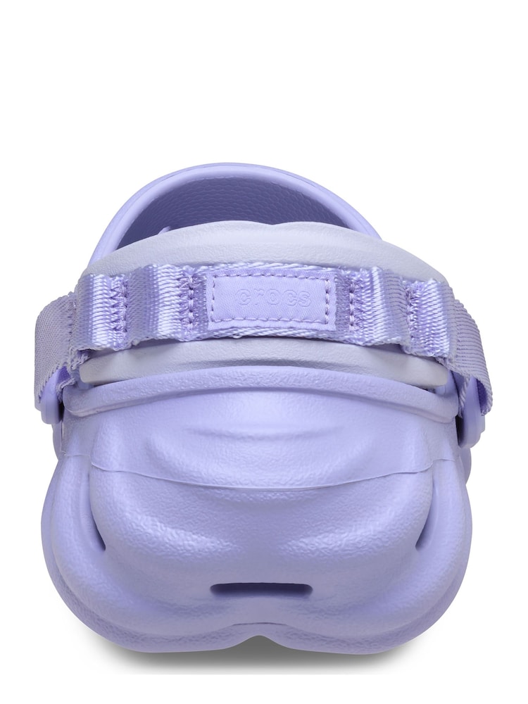 Crocs Mystic Purple Adults Echo Clogs - Image 8 of 9