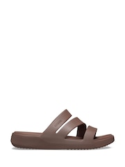 Crocs Black Chrome Adults Getaway Strappy Sandals - Image 1 of 7