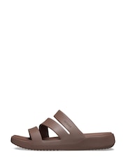 Crocs Black Chrome Adults Getaway Strappy Sandals - Image 2 of 7