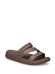 Crocs Black Chrome Adults Getaway Strappy Sandals - Image 3 of 7
