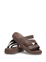 Crocs Black Chrome Adults Getaway Strappy Sandals - Image 4 of 7