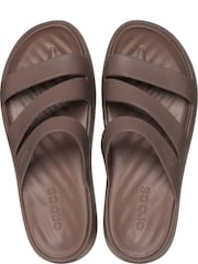 Crocs Black Chrome Adults Getaway Strappy Sandals - Image 5 of 7