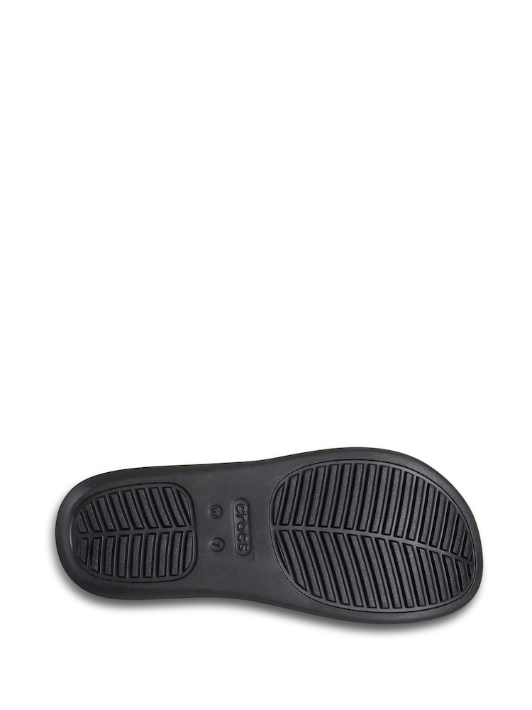 Schwarz - Crocs Adults Getaway Platform Toe Loop Sandals - Bild 7 von 7