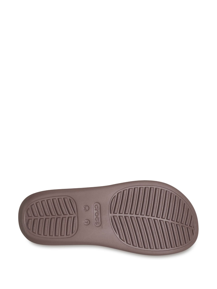 Taupe - Crocs Adults Getaway Platform Toe Loop Sandals - Bild 5 von 5