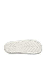 Crocs White Classic Floral Cut Out Sandals - Image 6 of 7