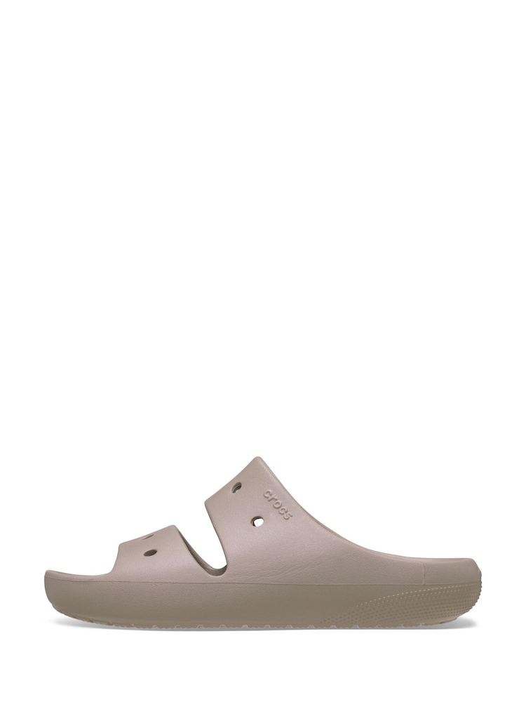 Crocs Brown Adults Classic Sandals - Image 2 of 7
