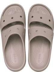 Crocs Brown Adults Classic Sandals - Image 5 of 7