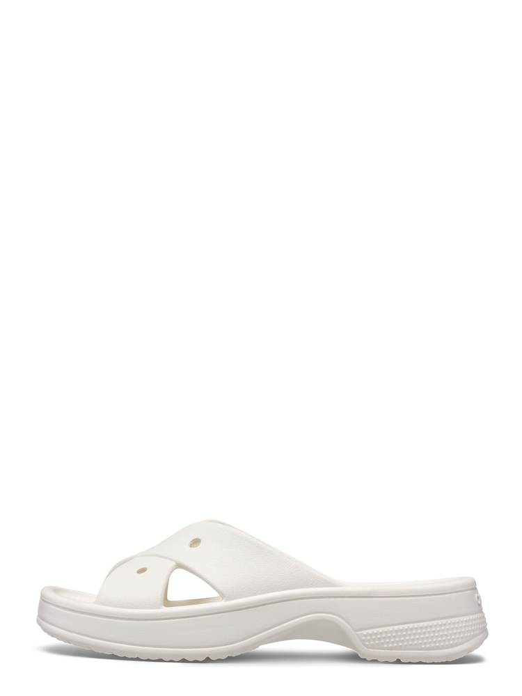 Blanco - Crocs Womens Cross Strap Sandals - Imagen 2 de 7 Blanco - Crocs Womens Cross Strap Sandals - Imagen 2 de 7