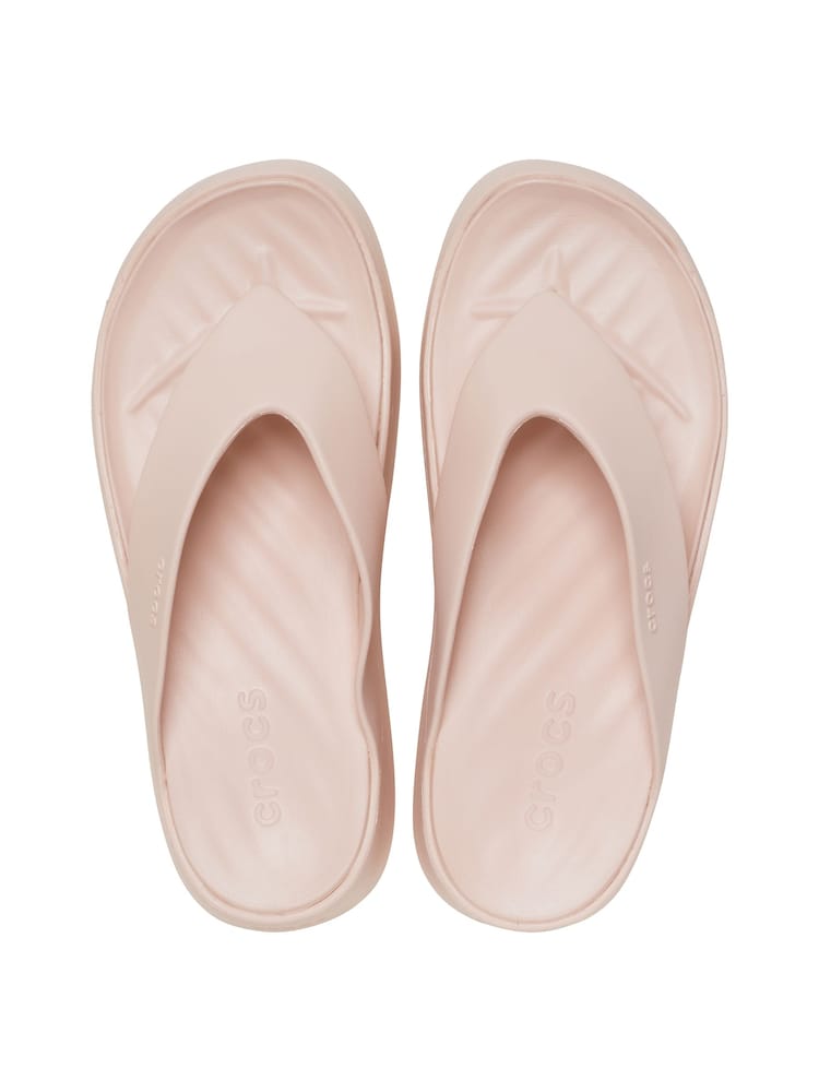 Crocs Pink Womens Getaway Platform Flip Flops - Image 6 of 6