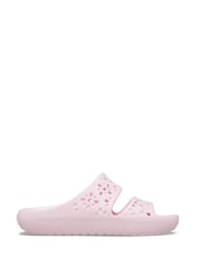 Crocs Pink Classic Floral Cut Out Sandals - Image 1 of 7