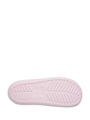 Crocs Pink Classic Floral Cut Out Sandals - Image 5 of 7