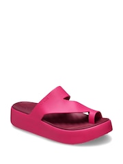Pink - Crocs Adults Getaway Platform Toe Loop Sandals - Bild 3 von 7