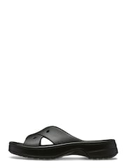 Crocs Black Womens Cross Strap Sandals - Image 2 of 7
