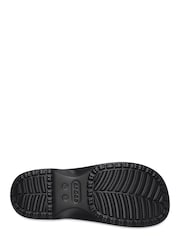 Crocs Black Womens Cross Strap Sandals - Image 7 of 7