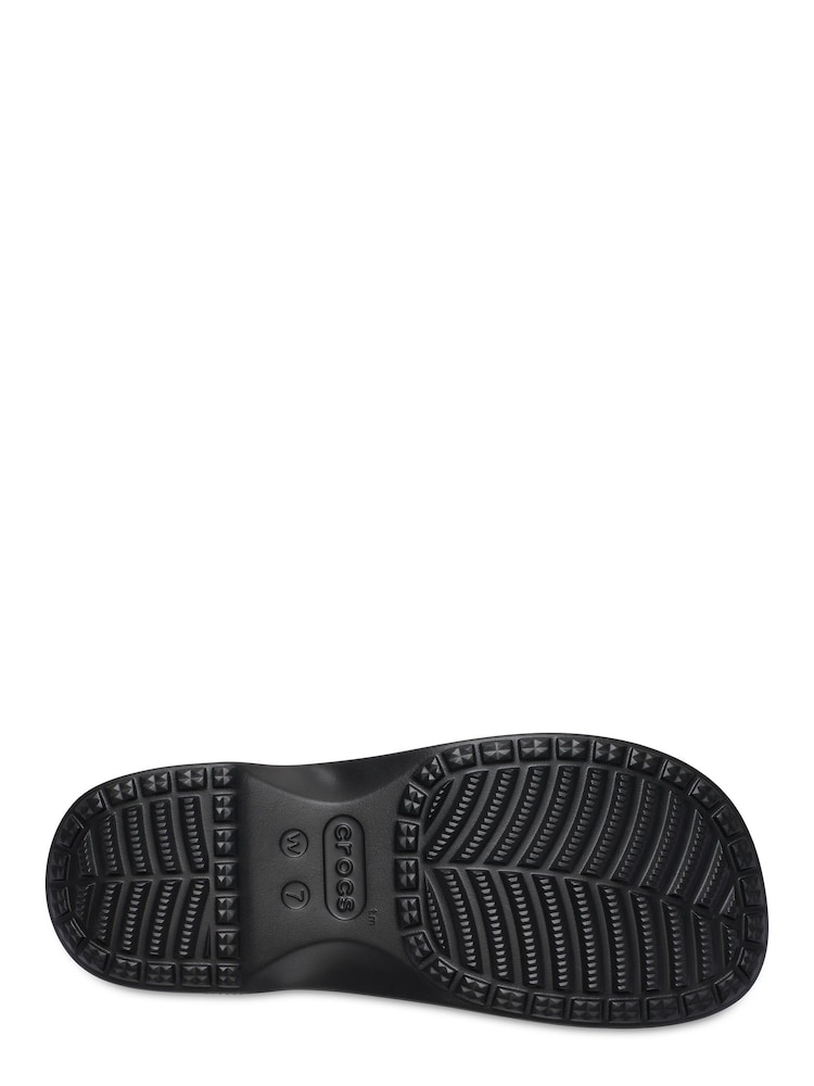 Crocs Black Womens Cross Strap Sandals - Image 7 of 7
