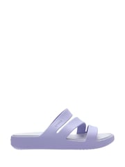 Crocs Mystic Purple Adults Getaway Strappy Sandals - Image 1 of 8
