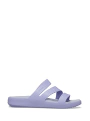 Crocs Mystic Purple Adults Getaway Strappy Sandals - Image 2 of 8
