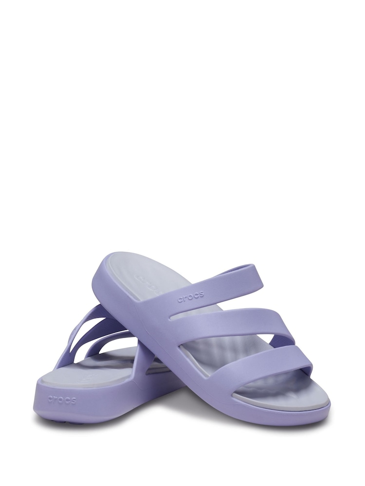 Crocs Mystic Purple Adults Getaway Strappy Sandals - Image 6 of 8