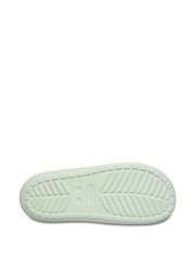 Crocs Green Classic Floral Cut Out Sandals - Image 7 of 7