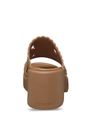 Crocs Sapia Brooklyn Woven Sepia Wedge Sandals - Image 4 of 5