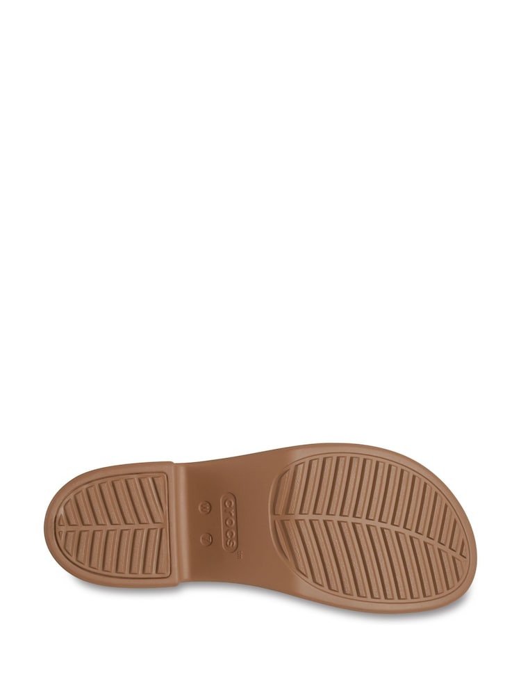 Crocs Sapia Brooklyn Woven Sepia Wedge Sandals - Image 5 of 5