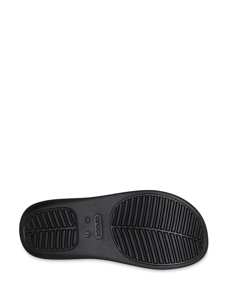 Crocs Black Womens Getaway Platform Flip Flops - Image 10 of 10