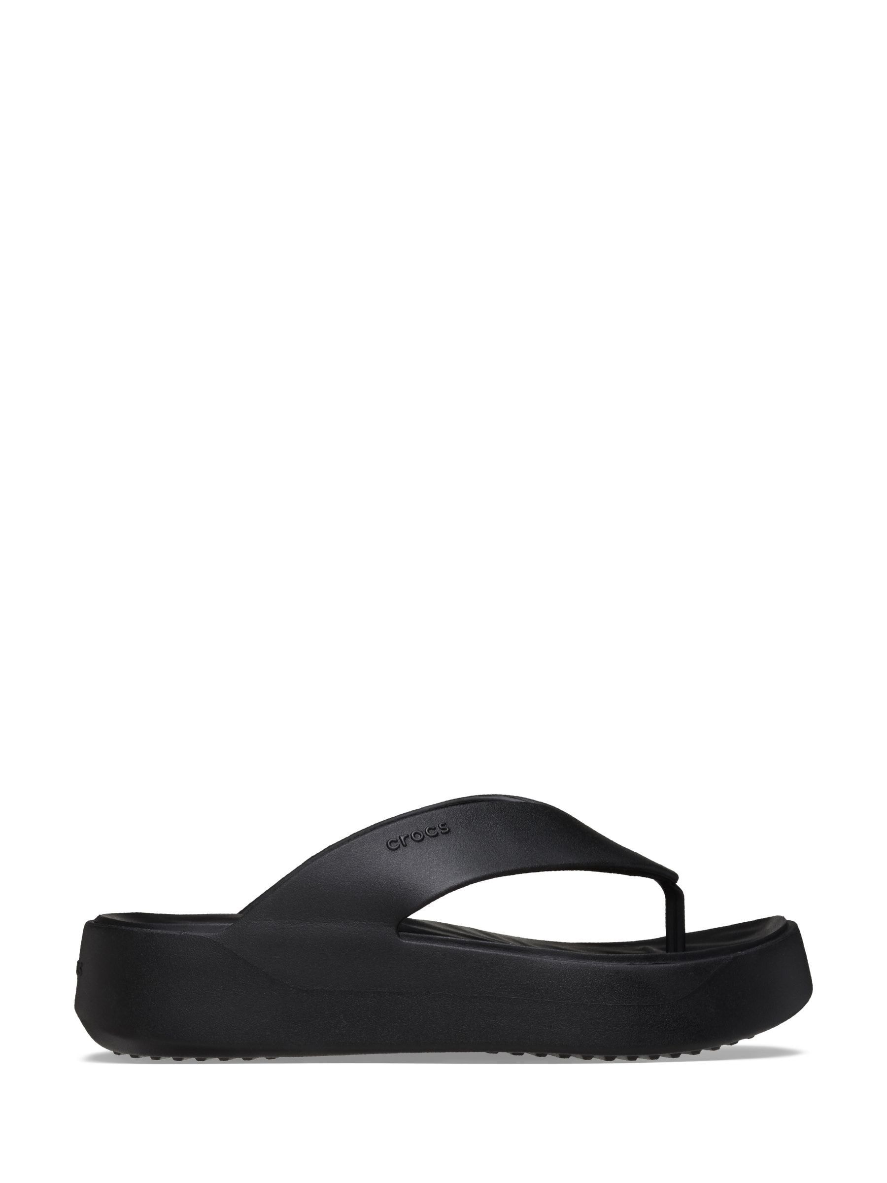 Buy Crocs Black Womens Getaway Platform Flip Flops from Next India