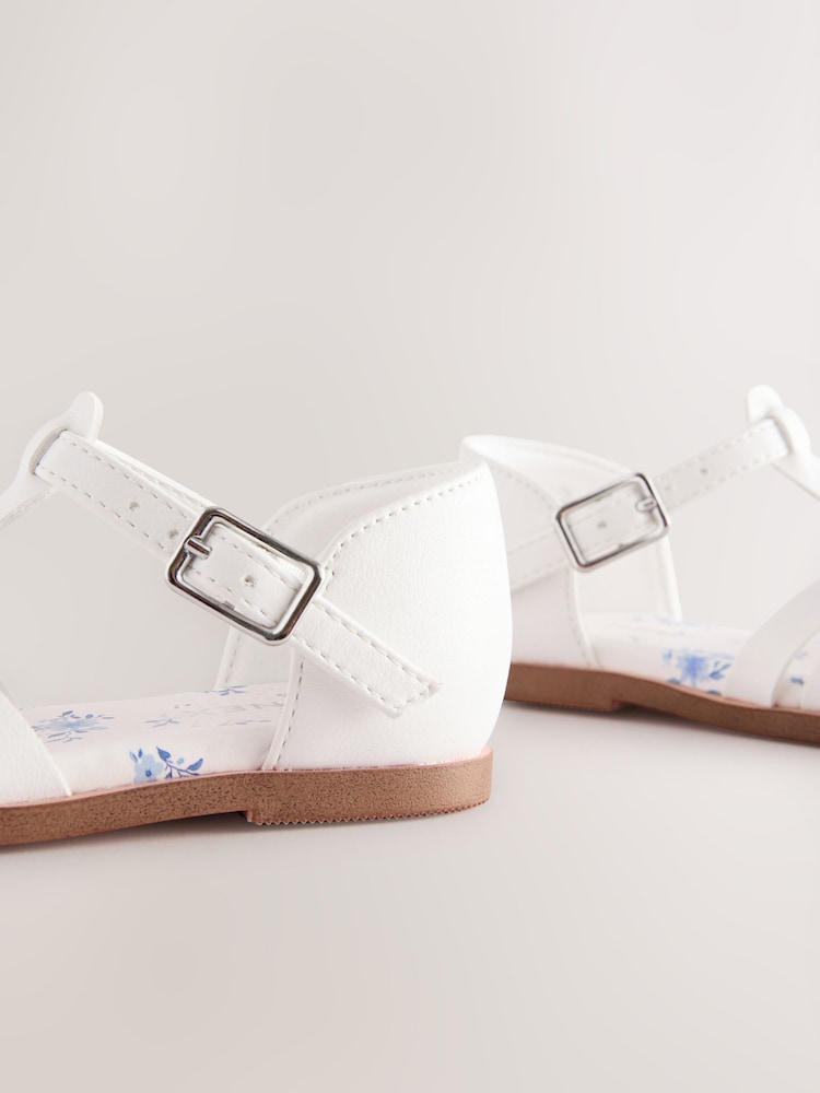 White Wide Fit (G) Fisherman Occasion Sandals - Image 6 of 6
