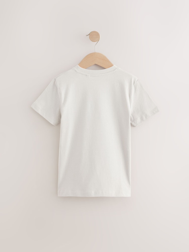 Gris motif moto - T-shirt graphique à manches courtes coupe régulière 100% coton (3-16ans) - Image 2 of 4