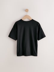 Black Skull Headphones Relaxed Fit Short Sleeve Graphic Print T-Shirt (3-16yrs) - Image 2 of 4