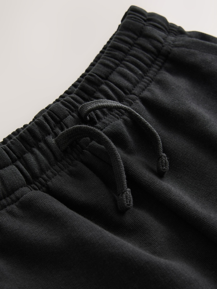 Black Sporty Fit Basic Shorts (3-16yrs) - Image 5 of 5
