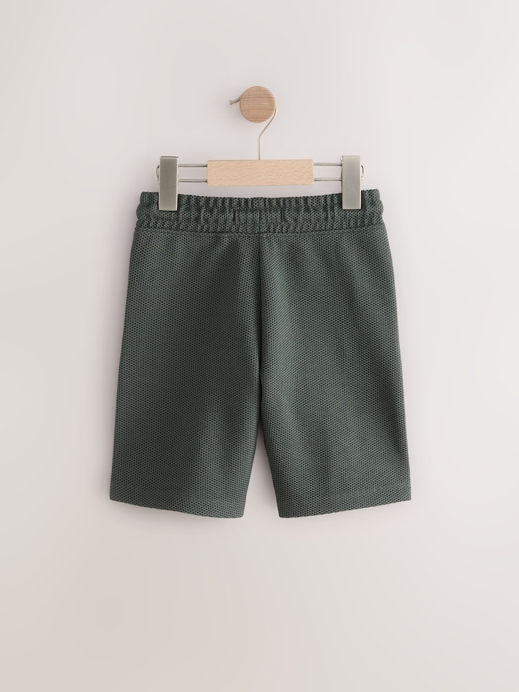 Khaki Green Smart Shorts (3-16yrs) - Image 2 of 4
