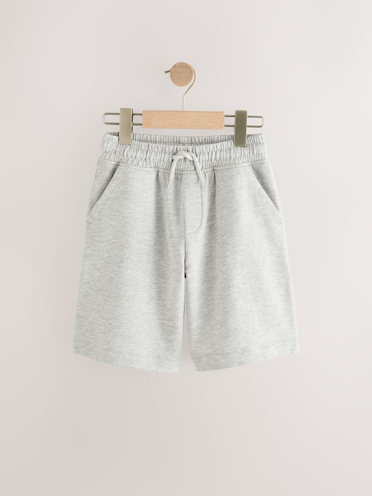 Grey Marl Loose Fit Basic Shorts (3-16yrs) - Image 1 of 4