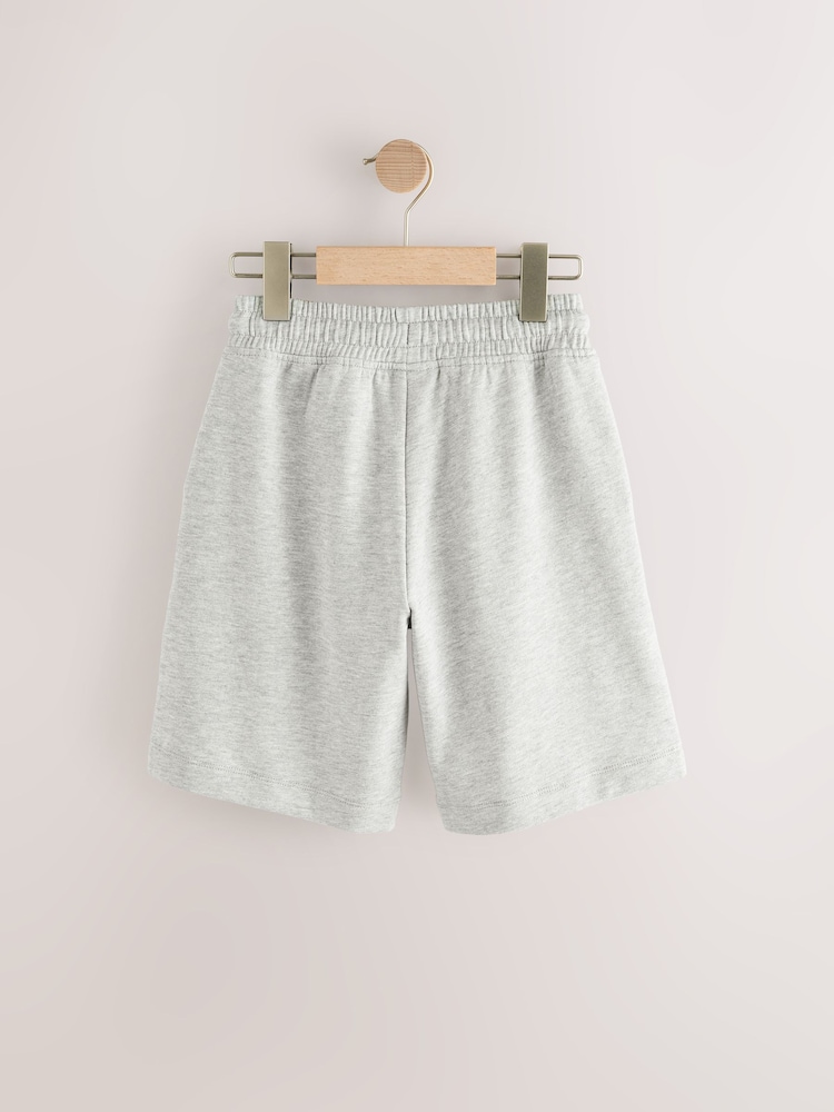 Grey Marl Loose Fit Basic Shorts (3-16yrs) - Image 2 of 4